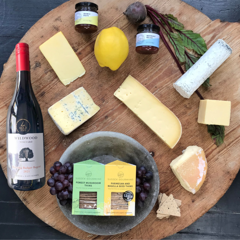 Sussex Cheese and Wine Hamper